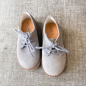 Zara gray toddler boy dress shoes size 20 / 4